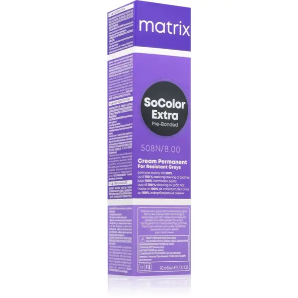 Matrix SoColor Extra Pre-Bonded Culoare permanenta pentru par culoare 508N 90 ml