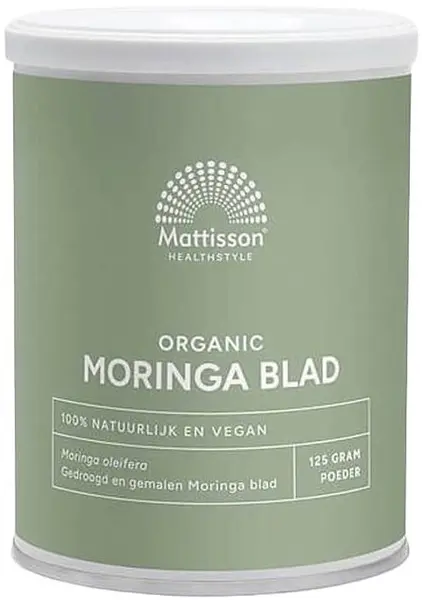 Mattisson Healthstyle Ogranic frunze de Moringa, 125 g