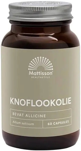 Mattisson Healthstyle Ulei de Usturoi, 1000 mg, 60 capsule