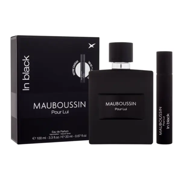 Mauboussin Pour Lui In Black Set cadou pentru Bărbați Volum EDP 100 ml + EDP 20 ml