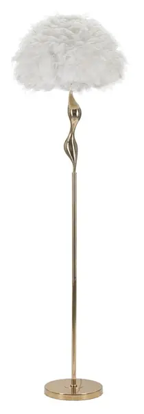 Mauro Ferretti Lampa De Podea Eleganta Alba cm Ø 50X165 | Aosom Romania