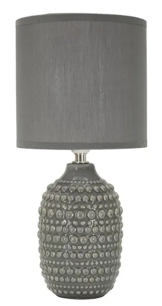 Mauro Ferretti Lampă Noptiera Gri cm Ø 15X30,5 | Aosom Romania