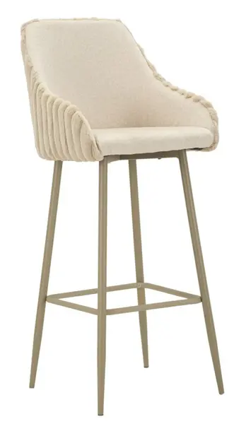 Mauro Ferretti Scaun De Bar Alaska -A- Set 2 Bucăți Cm 52X46X111 (Înălțime Șezut Cm 78) | Aosom Romania