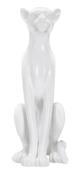 Mauro Ferretti Sculptura Forma De Leopard cm 27X38X74 | Aosom Romania