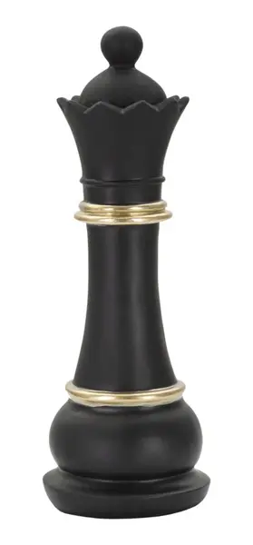 Mauro Ferretti Sculptura Regina Neagra Si Aurie cm Ø 9X25,5 | Aosom Romania