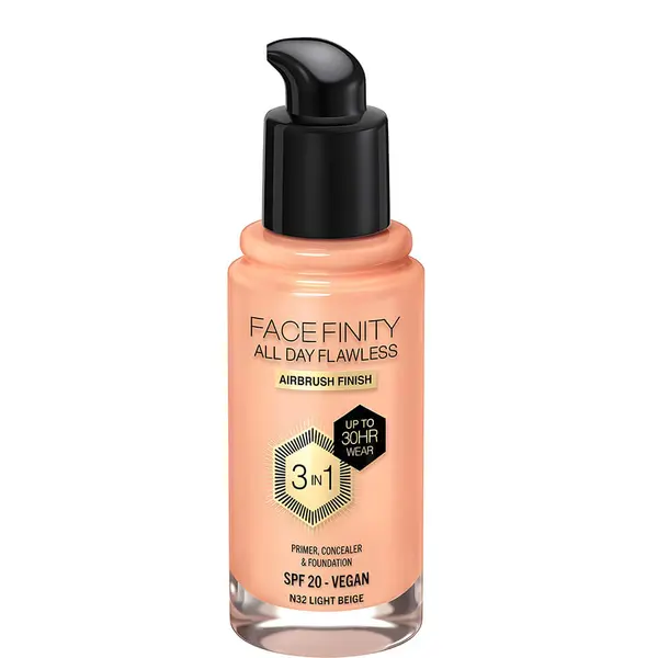 Max Factor Facefinity 3-in-1 Vegan Foundation SPF 20 - 32 Light Beige