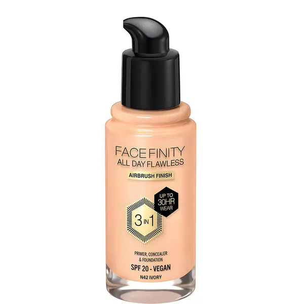 Max Factor Facefinity 3-in-1 Vegan Foundation SPF 20 - 42 Ivory