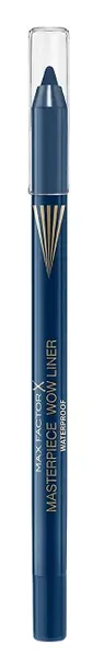 Max Factor Masterpiece Creion de ochi rezistent la apă WoW Liner, 500 Dark Navy, 1.2 g