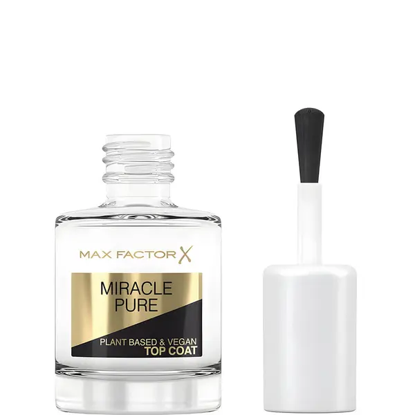 Max Factor Miracle Pure Plant Based & Vegan Nail Polish - Top Coat