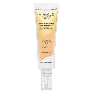 Max Factor Miracle Pure Skin-Improving Foundation machiaj persistent cu efect de hidratare 33 Crystal Beige 30 ml