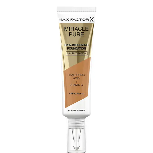 Max Factor Miracle Pure Skin Long-Lasting Foundation SPF 30 30ml - 084 Soft Toffee