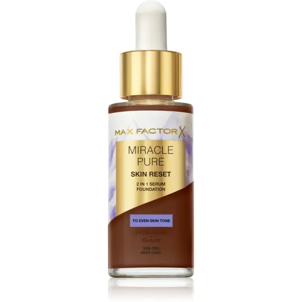 Max Factor Miracle Pure Skin Reset machiaj de îngrijire culoare 110-120 Deep Cool 30 ml
