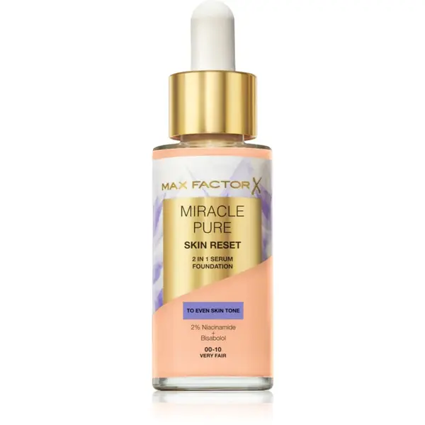 Max Factor Miracle Pure Skin Reset machiaj de îngrijire culoare 00-10 Very Fair 30 ml