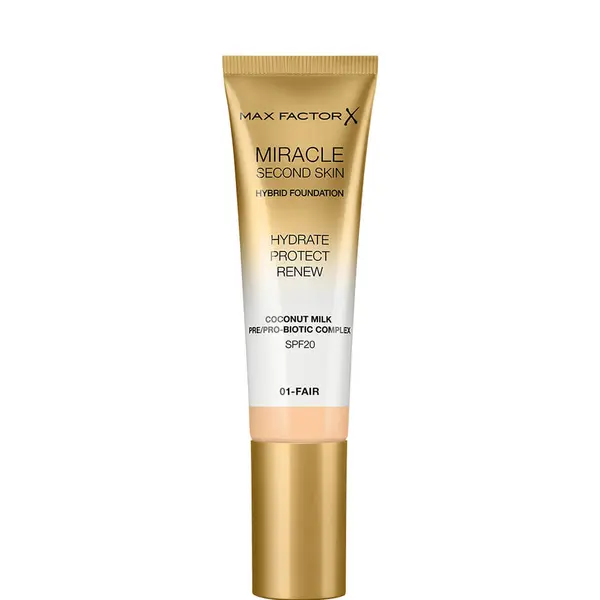 Max Factor Miracle Second Skin Hybrid Foundation SPF20 - 01 Fair