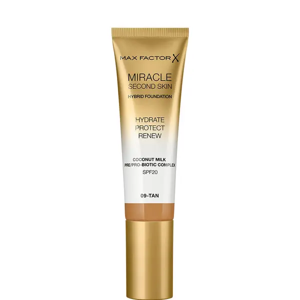 Max Factor Miracle Second Skin Hybrid Foundation SPF20 - 09 Tan