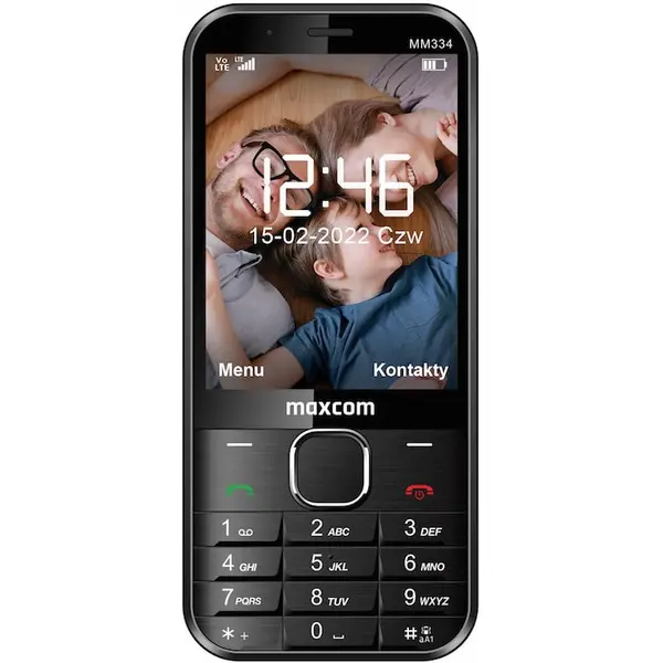 Maxcom Telefon mobil Maxcom MM334 Light, 4G, Single SIM, display 3,2, 2 MP, 1400 mAh, USB Type-C, Black