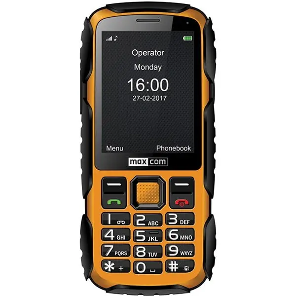 Maxcom Telefon mobil Maxcom MM920L, 2G, Single SIM, 2.8 inch, 32 GB, Galben