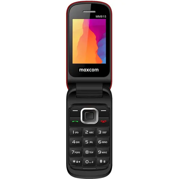 Maxcom Telefon mobil MM815 Comfort, Dual SIM, 2G, 2.4″, USB Type-C®, taste mari cu font mare, meniu simplu destinat seniorilor