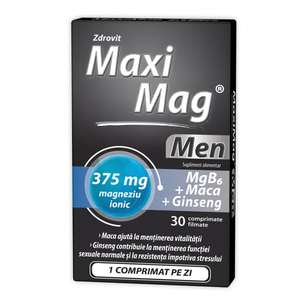 Maximag Men, 30 comprimate filmate, Zdrovit