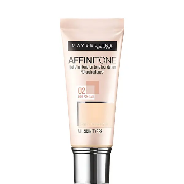 Maybelline Affinitone Perfecting Foundation with Vitamin E 30ml - 02 Light Porcelain
