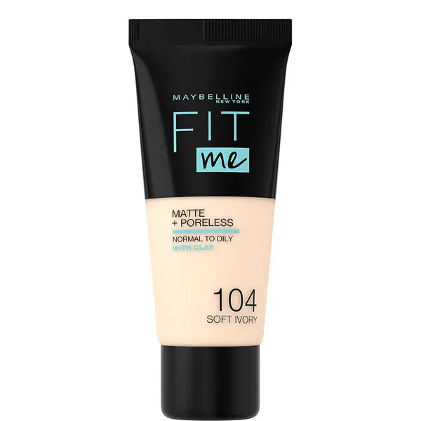 Maybelline Matte + Poreless Foundation (Normal to Oily Skin) - 104 Soft Ivory