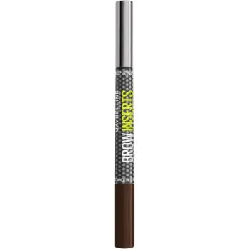 MAYBELLINE NEW YORK Brow Inserts creion pentru sprancene perie 2 in 1