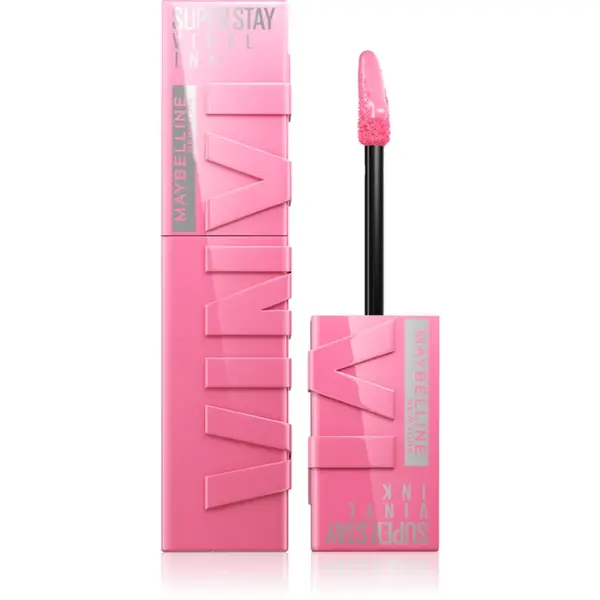 MAYBELLINE NEW YORK SuperStay Vinyl Ink Ruj de buze lichid, de lunga durata 155 UPBEAT 4.2 ml
