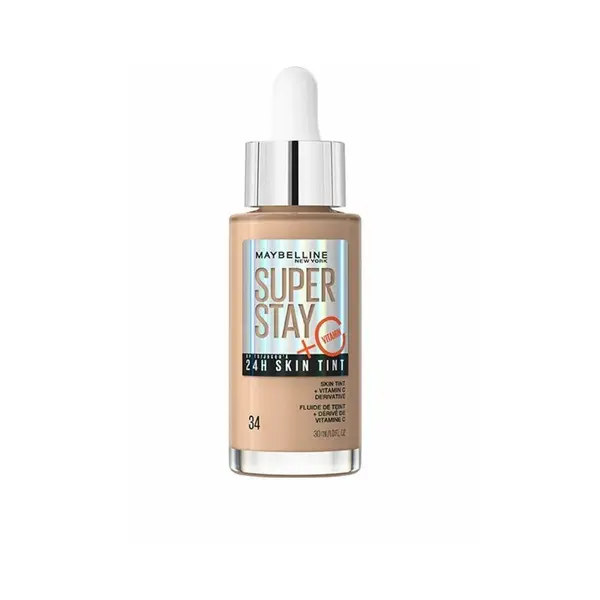 Maybelline Super Stay Skin Tint Ser de față tonifiant Volum C-34