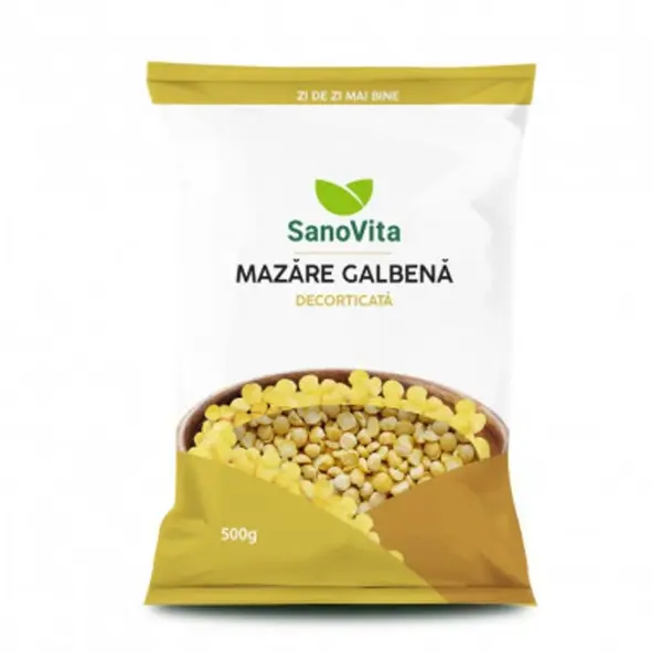 Mazare Galbena Decorticata, Sanovita, 500 g