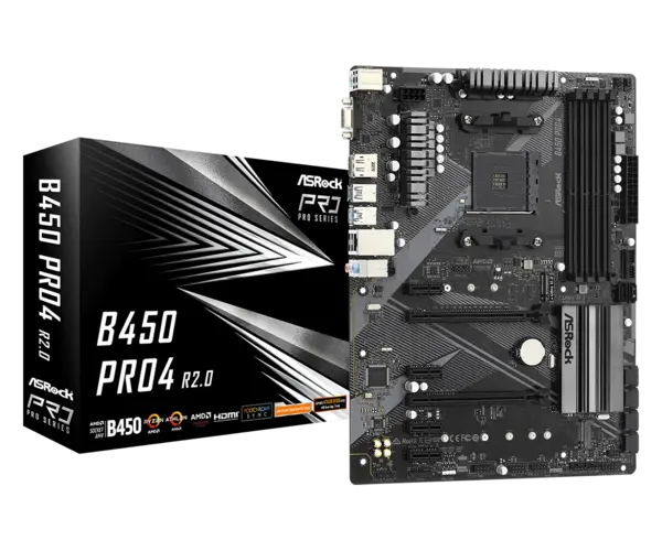 MB Asrock B450 Pro4 R2.0 AM4 MB Asrock B450 Pro4 R2.0 AM4