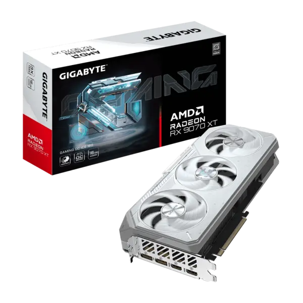 MB GB GEFORCE RADEON RX 9070XT GM OC ICE MB GB GEFORCE RADEON RX 9070XT GM OC ICE
