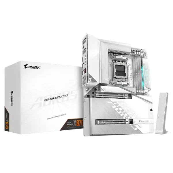 MB GIGABYTE X870 AORUS STEALTH ICE MB GIGABYTE X870 AORUS STEALTH ICE