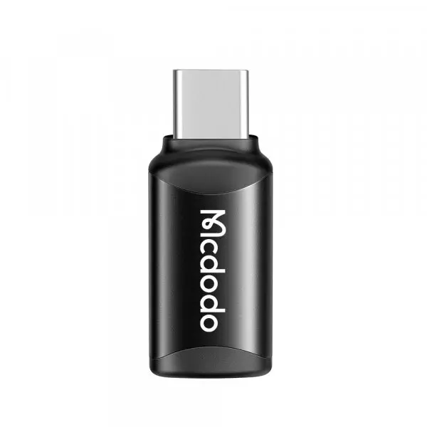 Mcdodo Adaptor Date si Incarcare Lightning - USB-C McDodo OT-7700, Negru