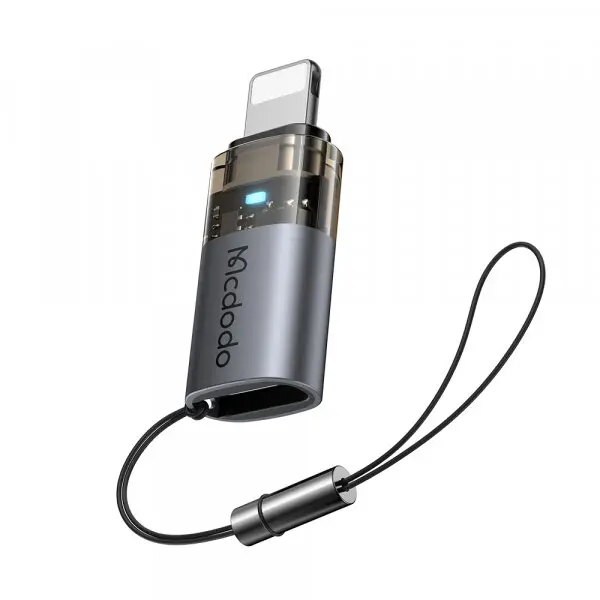 Mcdodo Adaptor Date si Incarcare USB-C - Lightning McDodo OT-7630, Negru