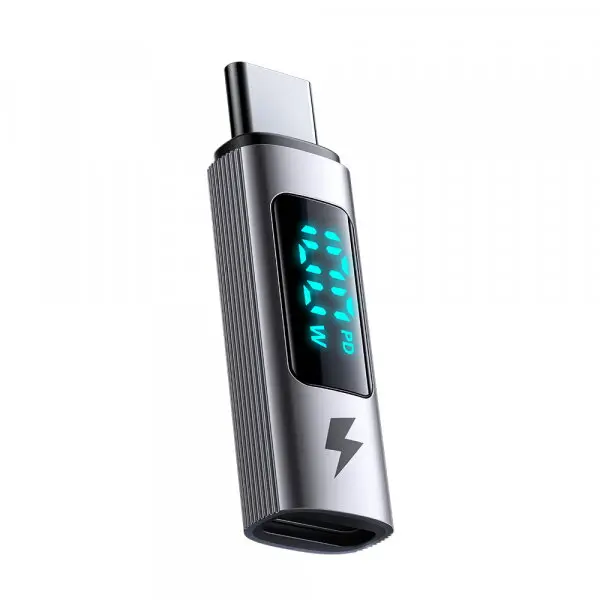 Mcdodo Adaptor Date si Incarcare USB-C - USB-C McDodo OT-6090 Wales Display, Negru