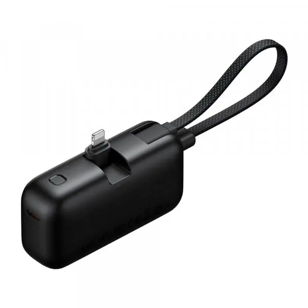 Mcdodo Baterie Externa McDodo MC-7800 Freekit, 5000mAh, 22.5W, PD, 1 x Lightning - 2 x USB-C, Neagra