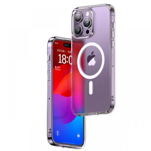 Mcdodo Husa MagSafe iPhone 15 Pro Transparent