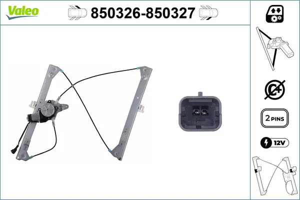 Mecanism actionare geam VALEO 850327