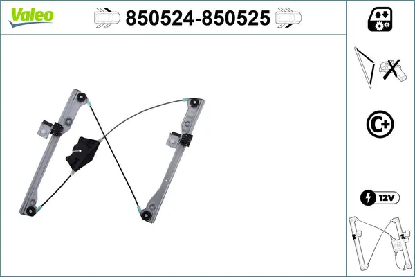 Mecanism actionare geam VALEO 850525