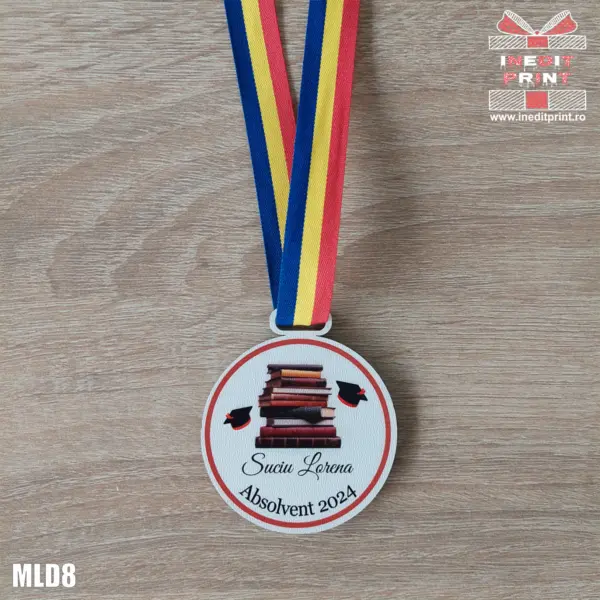 Medalie personalizata Absolventi MLD8