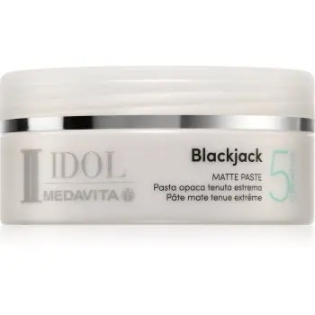 Medavita IDOL BlackJack Matte Paste pastă de styling pentru o fixare foarte puternică pentru păr