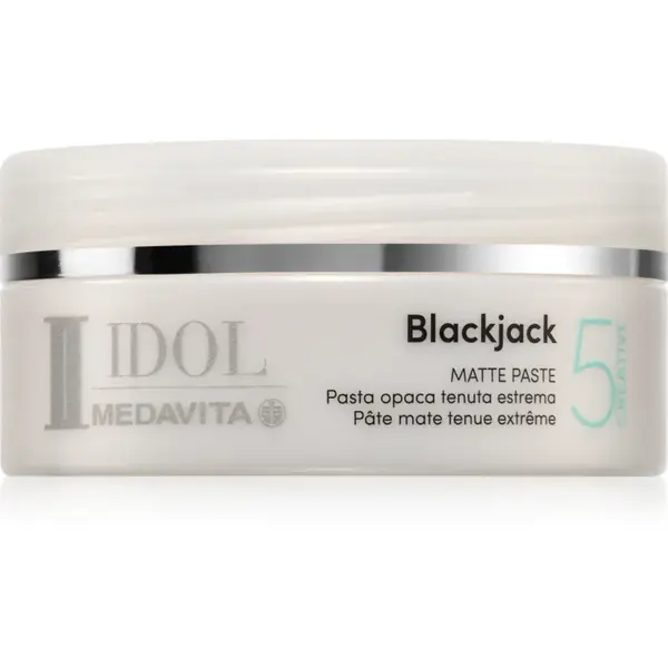 Medavita IDOL BlackJack Matte Paste pastă de styling pentru o fixare foarte puternică pentru păr 100 ml