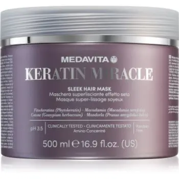 Medavita Keratin Miracle Sleek Hair Mask masca hidratanta pentru netezire