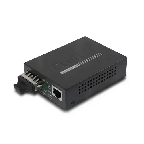 Media Convertor Gigabit PLANET GT-802S, 10/100/1000Base-T to 1000Base-LX (Single Mode, SC) 10Km