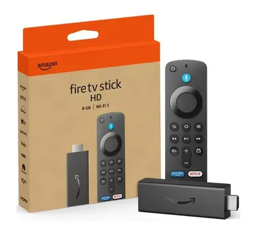 Media player Amazon Fire TV Stick HD (2024), Alexa Voice Remote, Wi-Fi, Negru