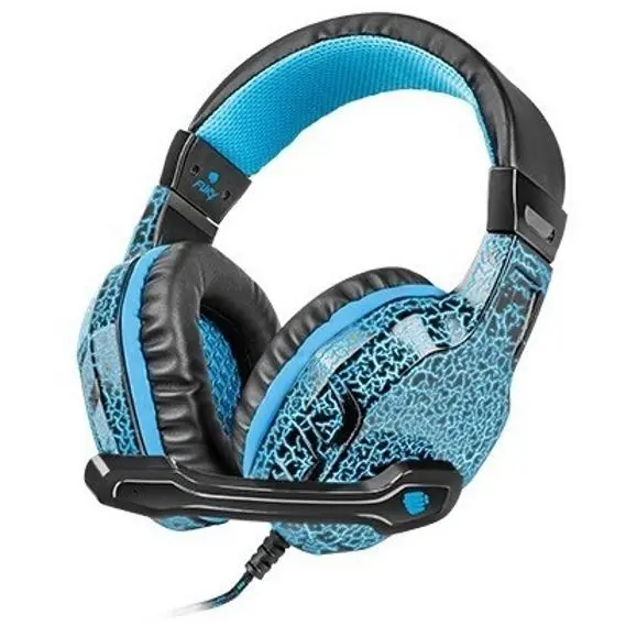 MEDIA TECH Casti gaming, Fury, Cu microfon, Albastru/Negru (NFU-0863)