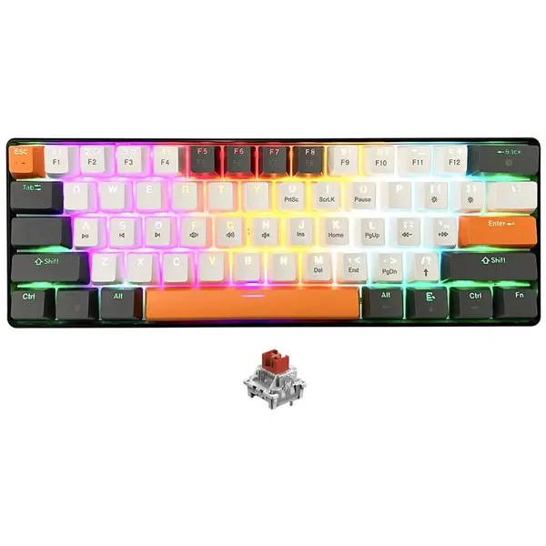 MEDIA TECH Tastatura Media-Tech MT1258, Cu fir, 61 taste, Negru