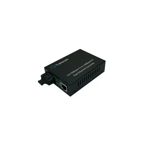 Mediaconvertor 10/100M 1310/1550nm WDM, Type A Singlemode 60km, conector SC - TRANSCOM