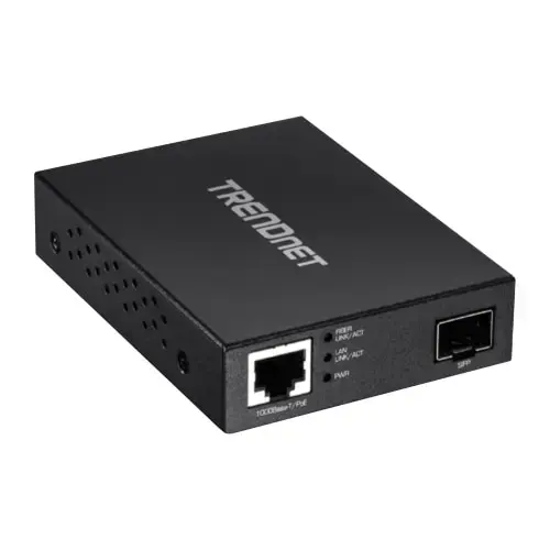 Mediaconvertor Trendnet TFC-PGSFP, Poe , SFP