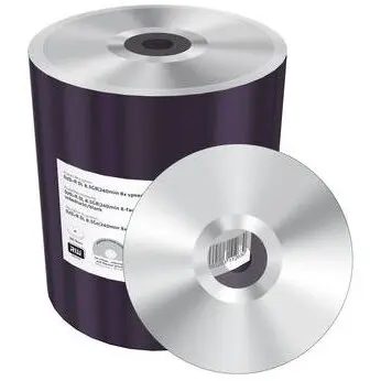 MediaRange Disc inscriptibil MediaRange DVD+R Double Layer, 8.5GB, durata inregistrare 240min, 8x speed, Pachrt 100 buc, Argintiu